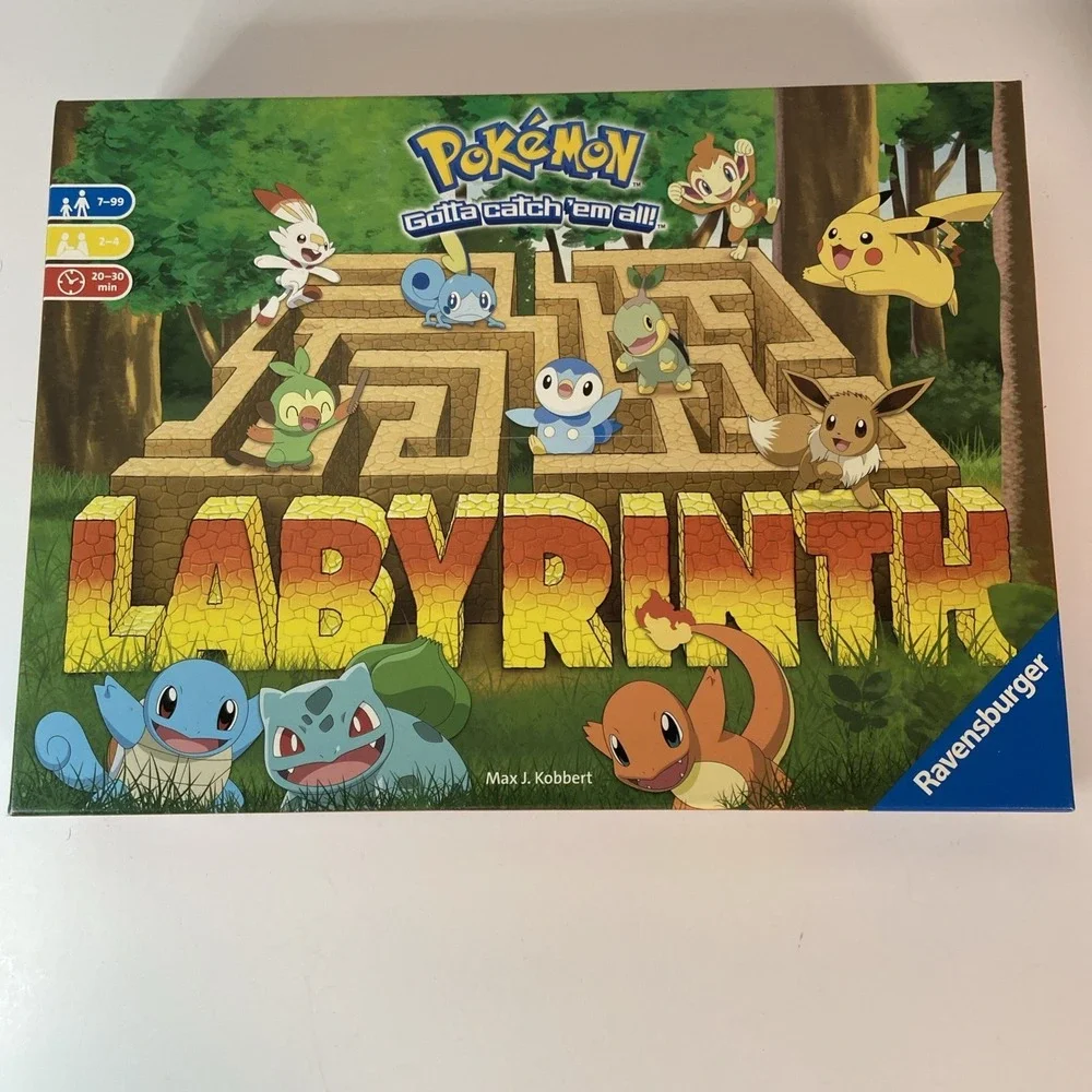 Pokemon LABYRINTH Ravensburger Board Game 2-4 Players for kids & adults New Open